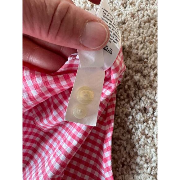 Vineyard Vines Mens XXL collared button up shirt,  long sleeve, Red/Pink & white - Picture 9 of 16